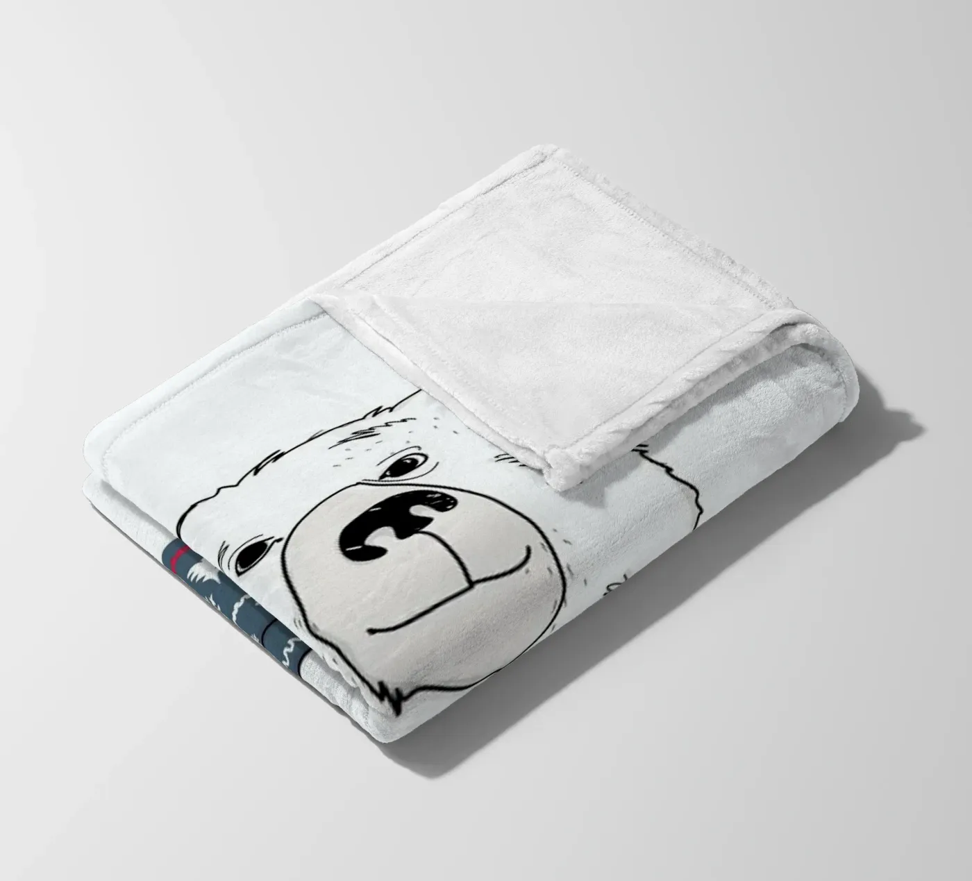 Winter Bear coperta in pile da Christina Heitmann