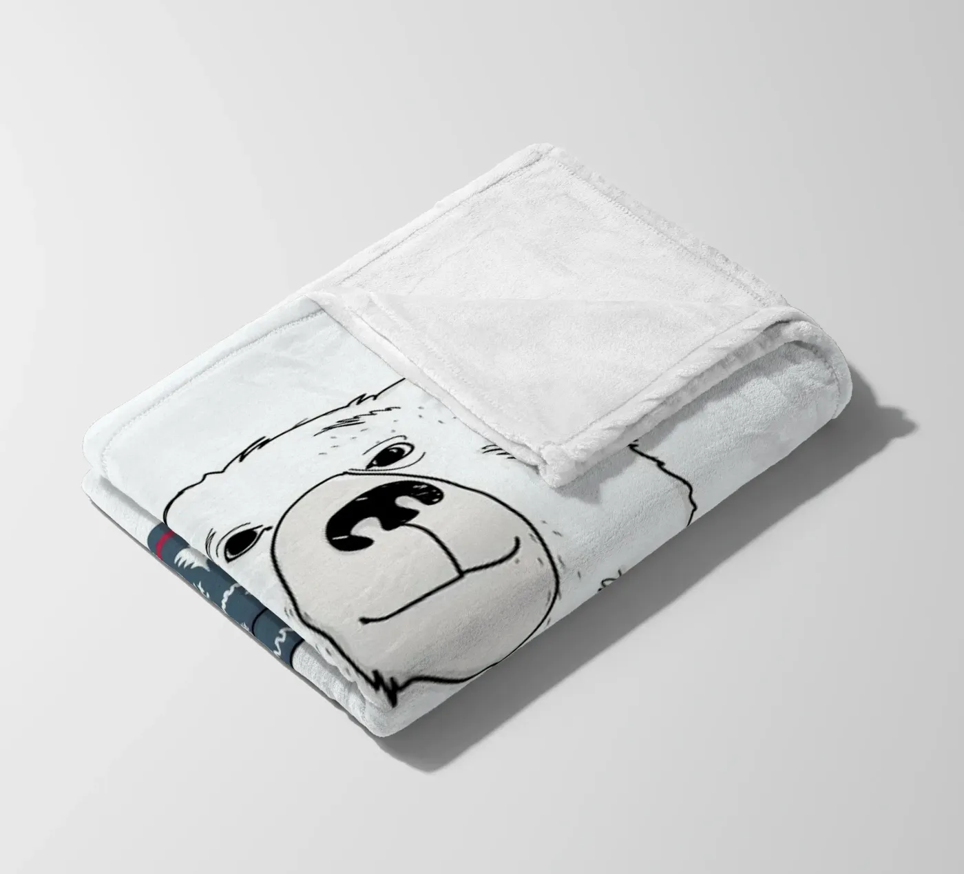 Winter Bear coperta in pile da Christina Heitmann