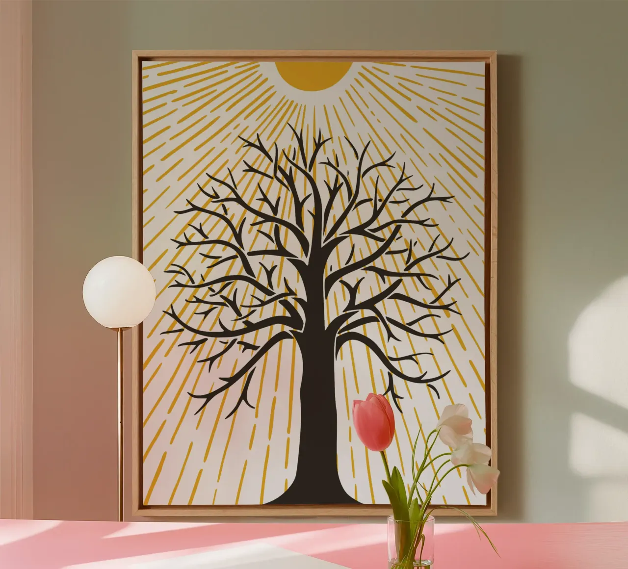 Raggio di sole tela da Little Dean