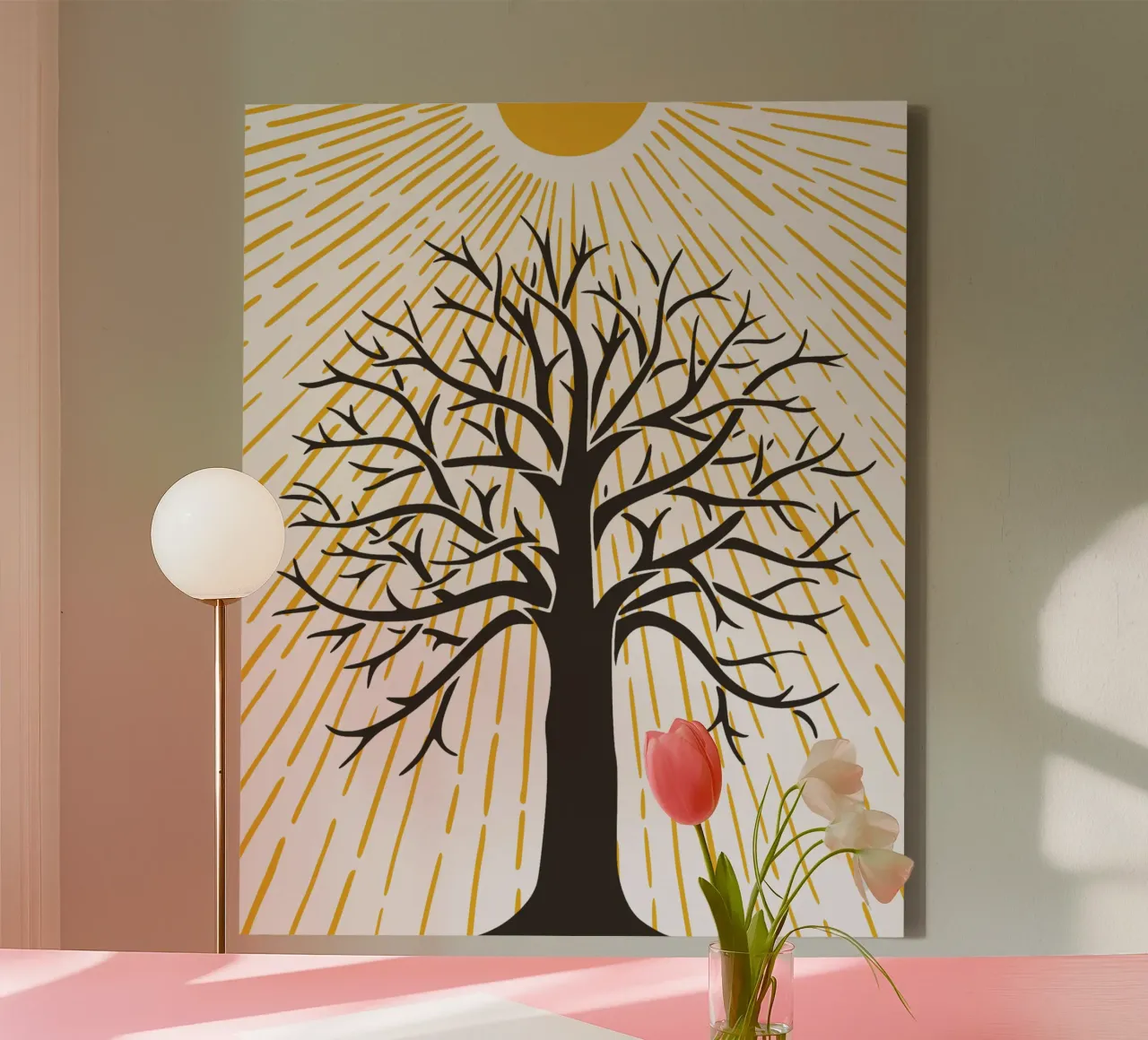 Raggio di sole tela da Little Dean