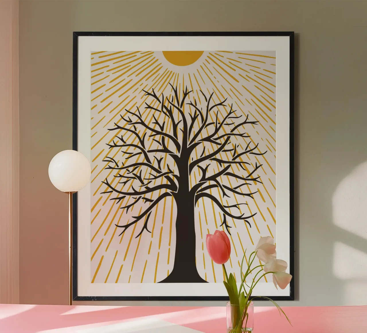 Sun ray poster by Little Dean