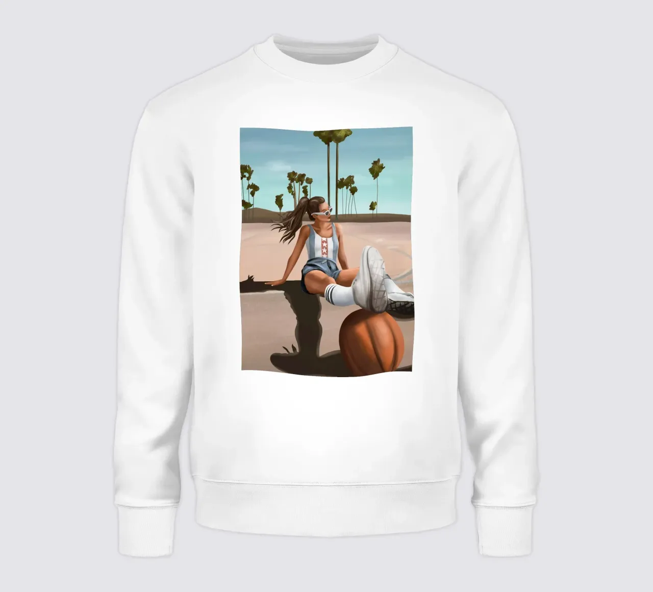 West Coast Vibes felpa da cityart