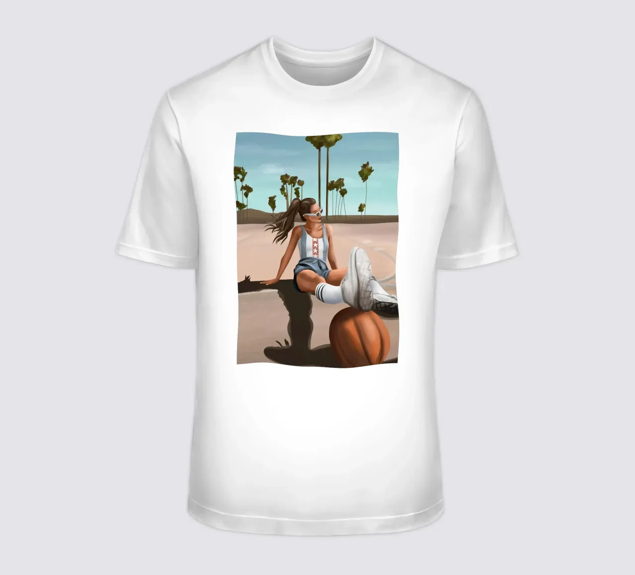 West Coast Vibes t-shirt da cityart