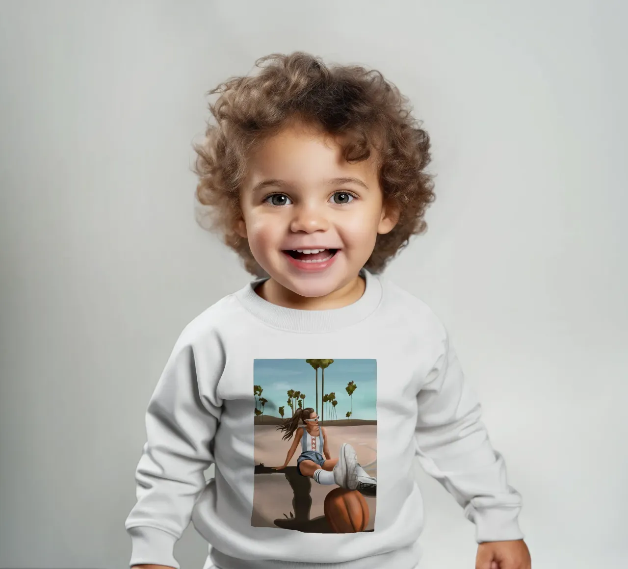 West Coast Vibes felpa neonato da cityart