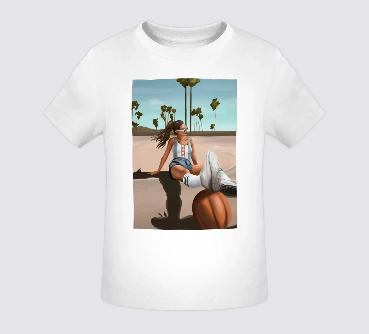West Coast Vibes maglietta neonato da cityart