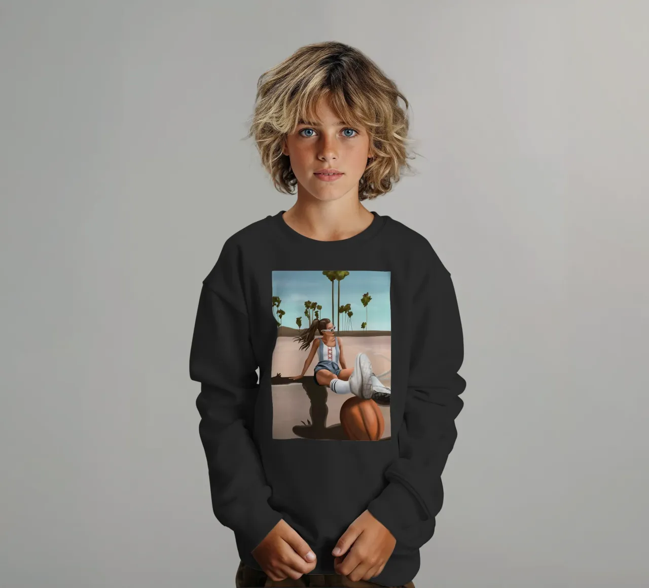 West Coast Vibes felpa bambino da cityart