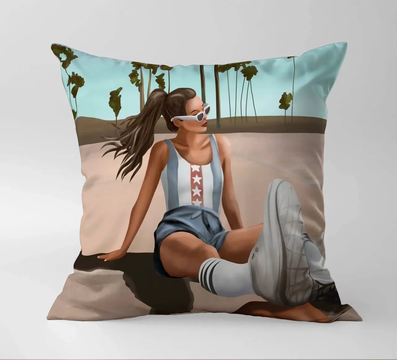West Coast Vibes cuscino da cityart