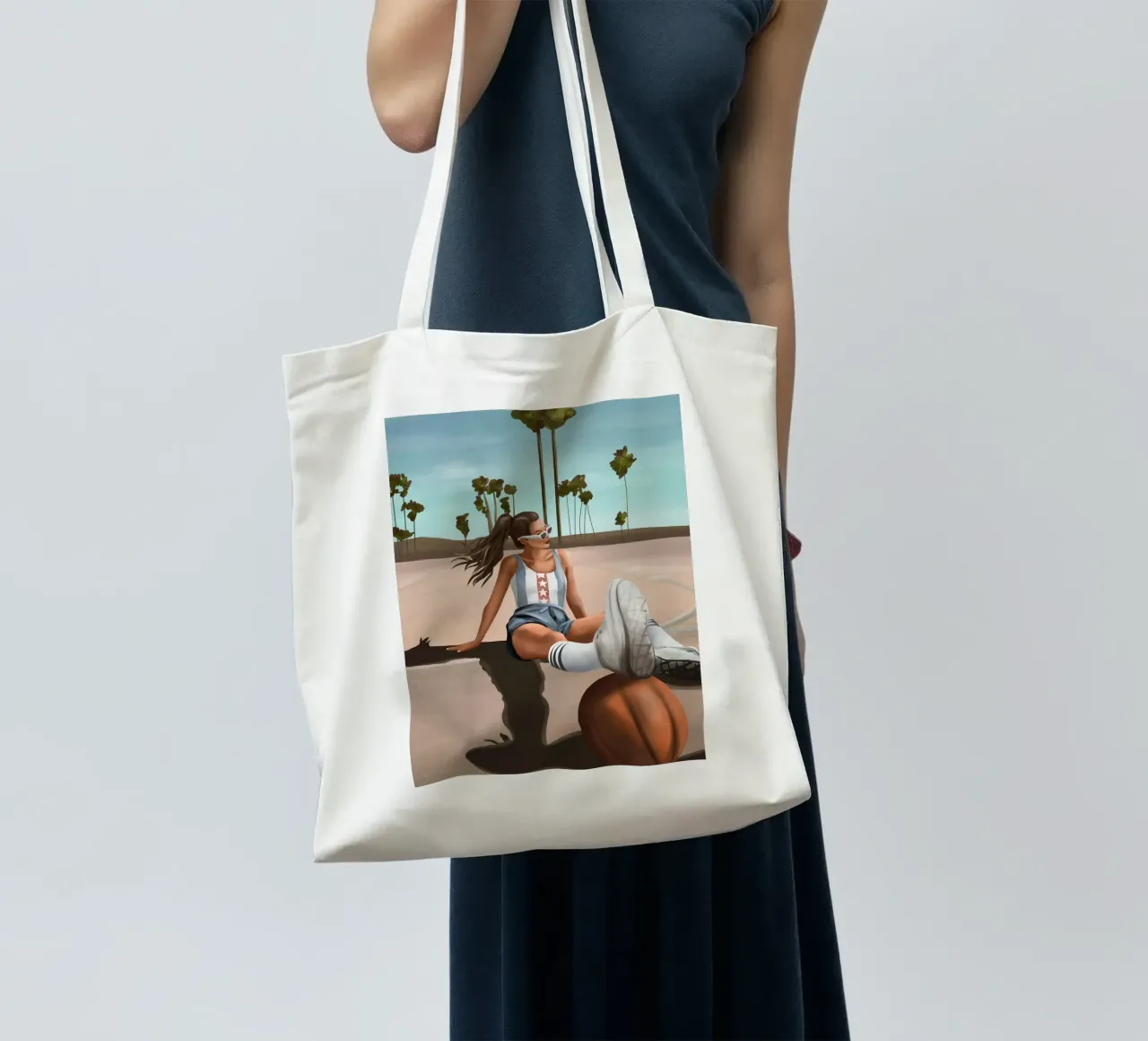 West Coast Vibes borsa in juta da cityart