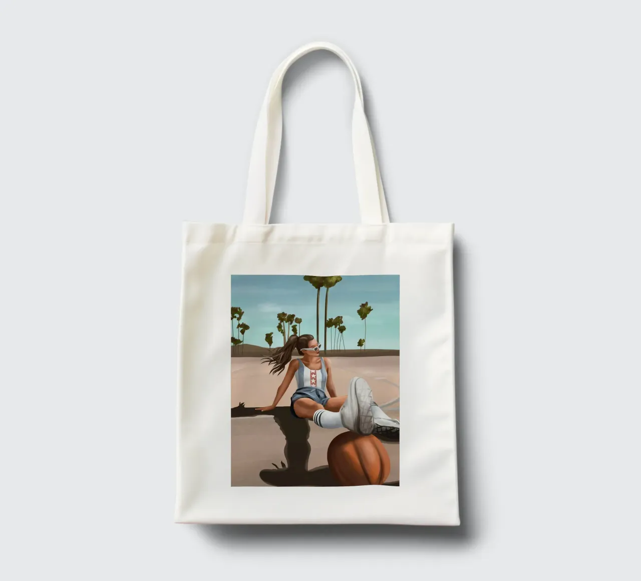 West Coast Vibes borsa in juta da cityart