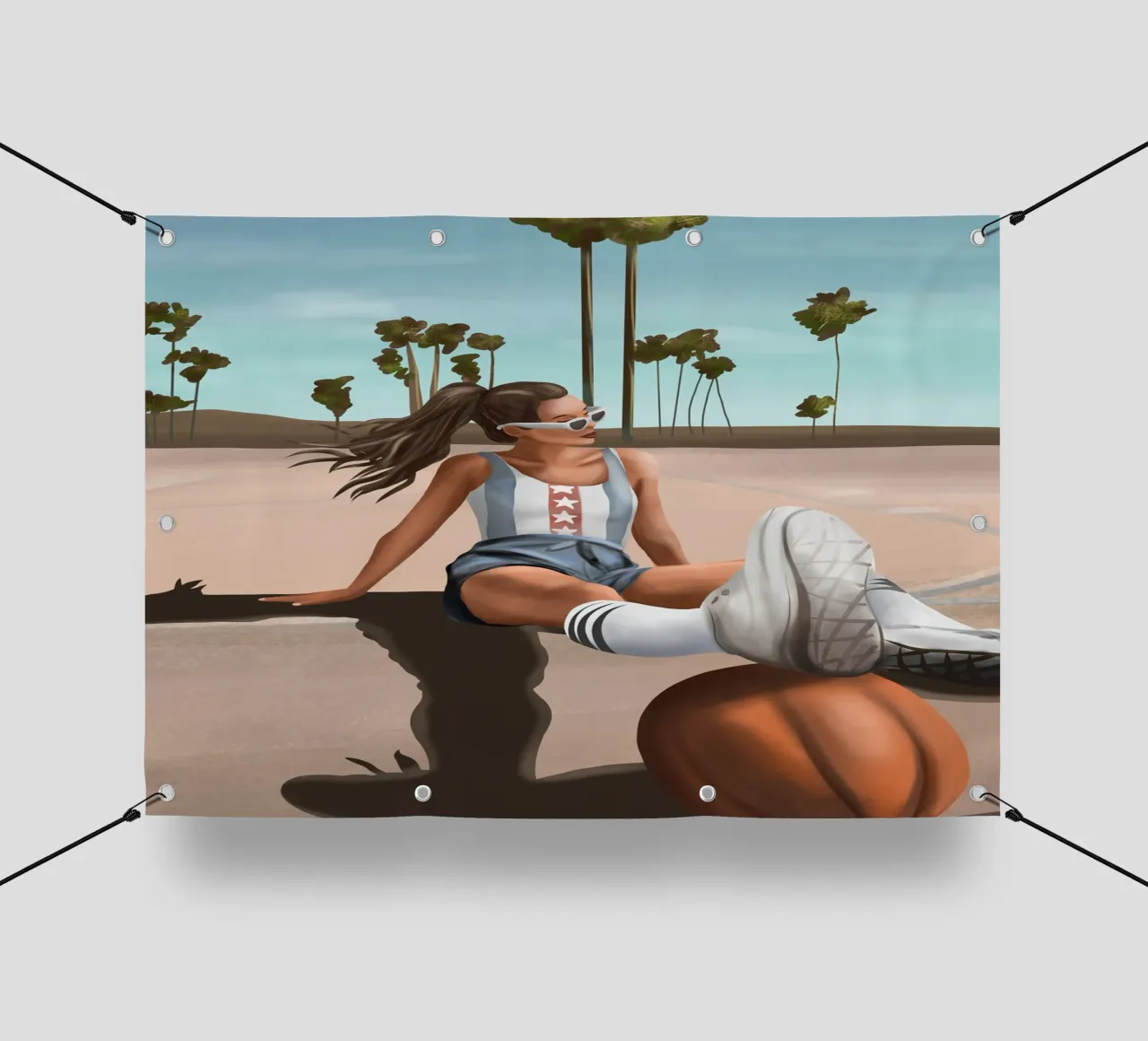 West Coast Vibes telo in pvc da cityart