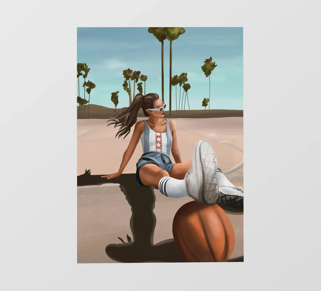 West Coast Vibes telo in pvc da cityart