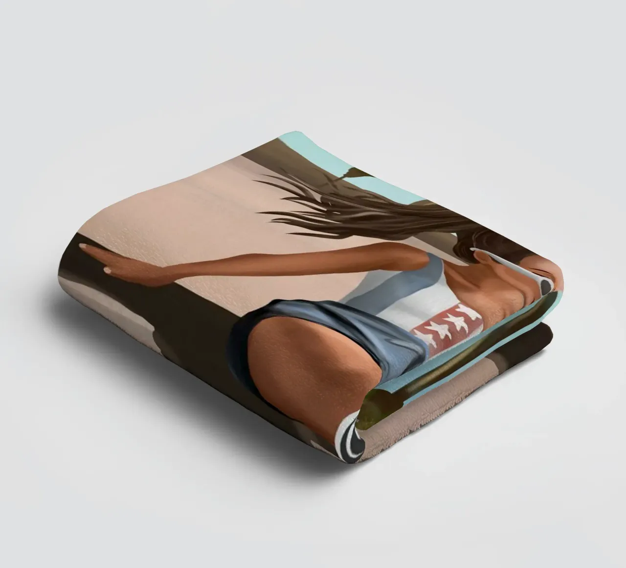 West Coast Vibes asciugamano da bagno da cityart