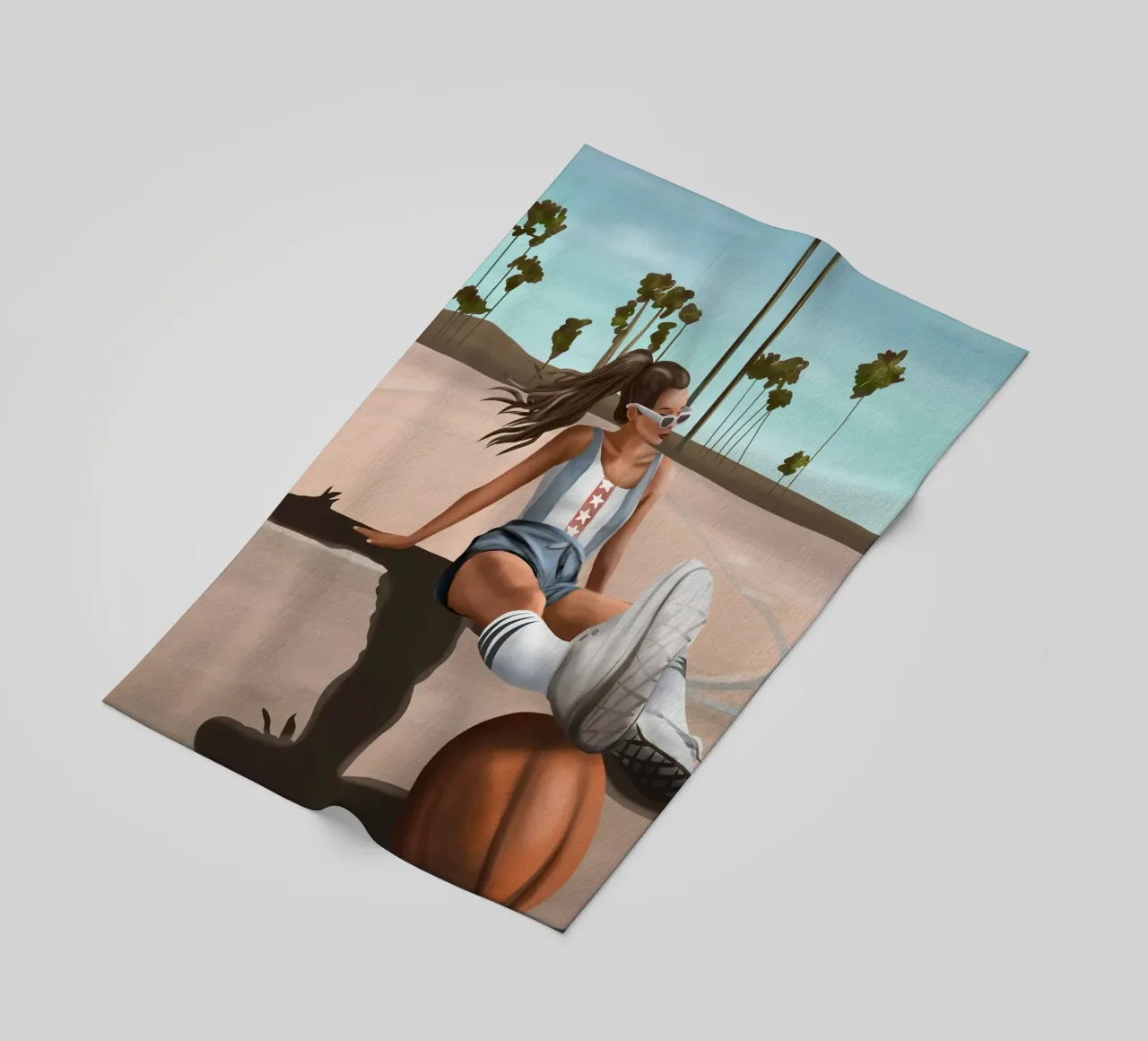 West Coast Vibes telo mare da cityart