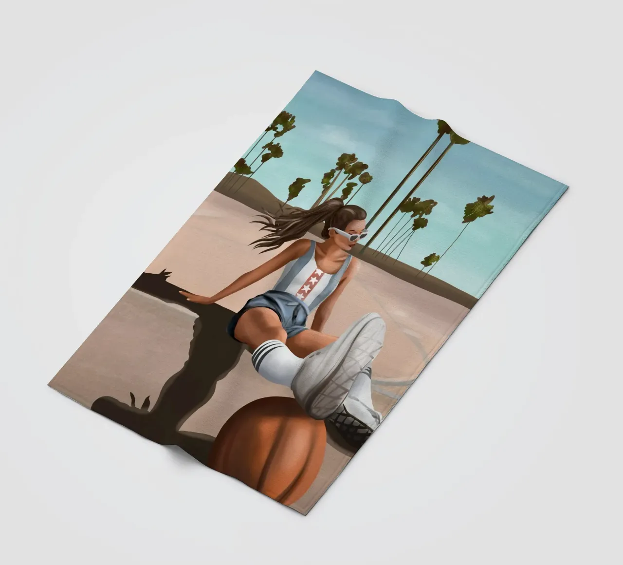 West Coast Vibes coperta in pile da cityart
