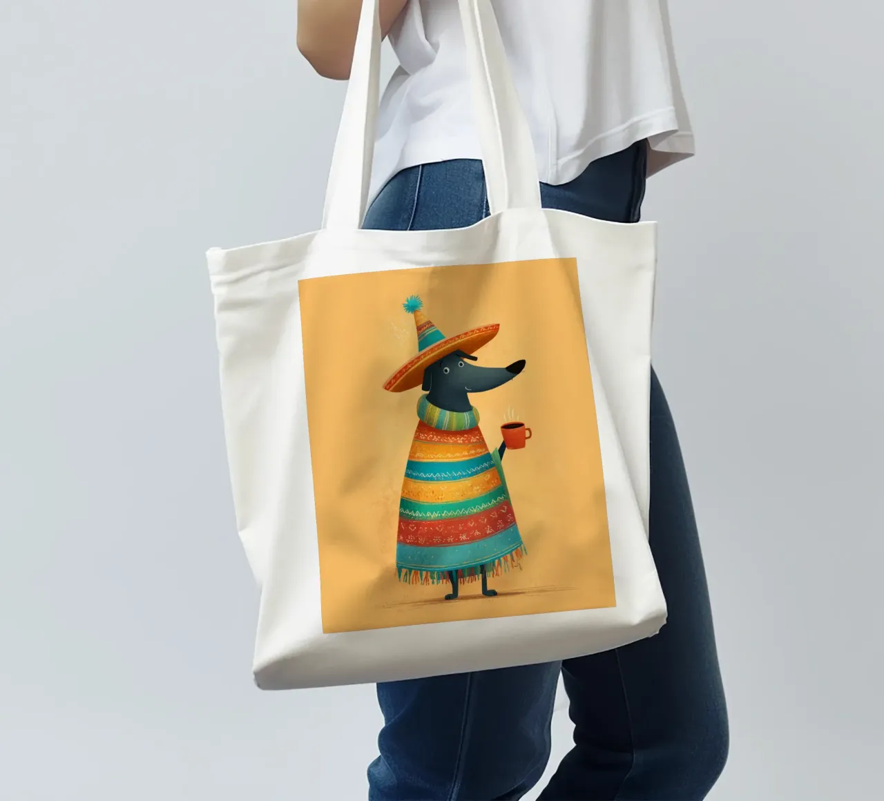 Cocoa Paws borsa in juta da Kiara