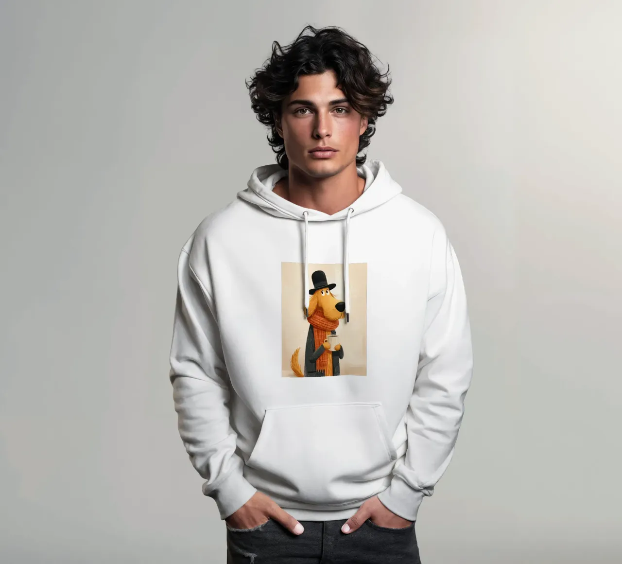 Sir Wiggleton felpa con cappuccio da Kiara