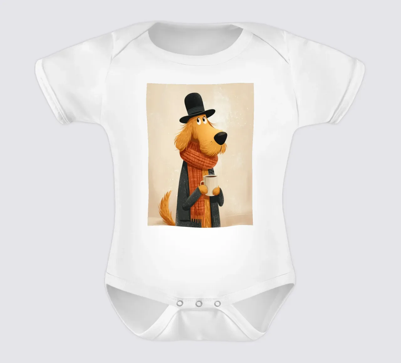 Sir Wiggleton Kurzarm Babybody von Kiara
