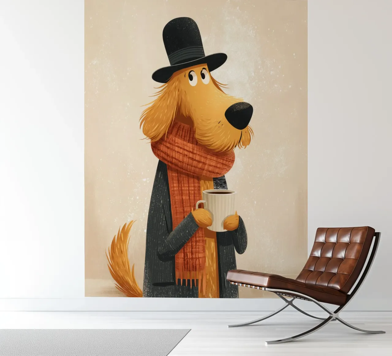 Sir Wiggleton fotobehang van Kiara