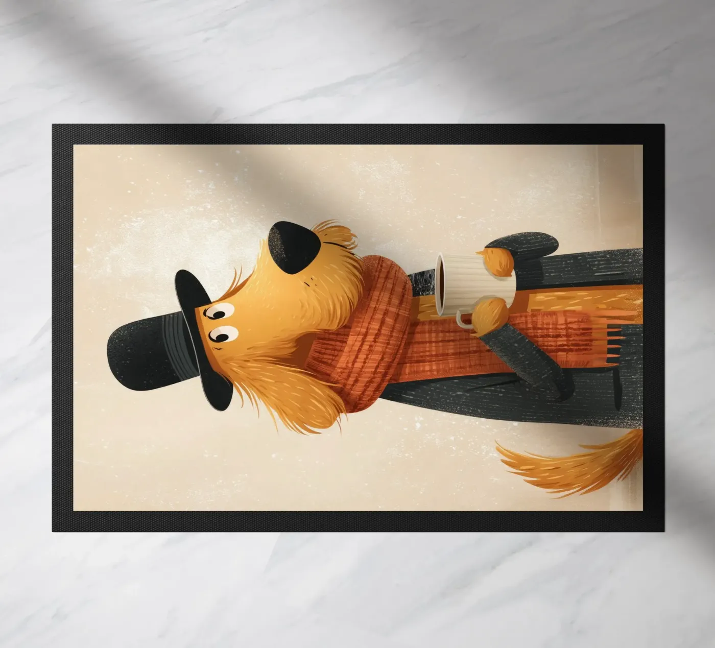 Sir Wiggleton Fußmatte von Kiara