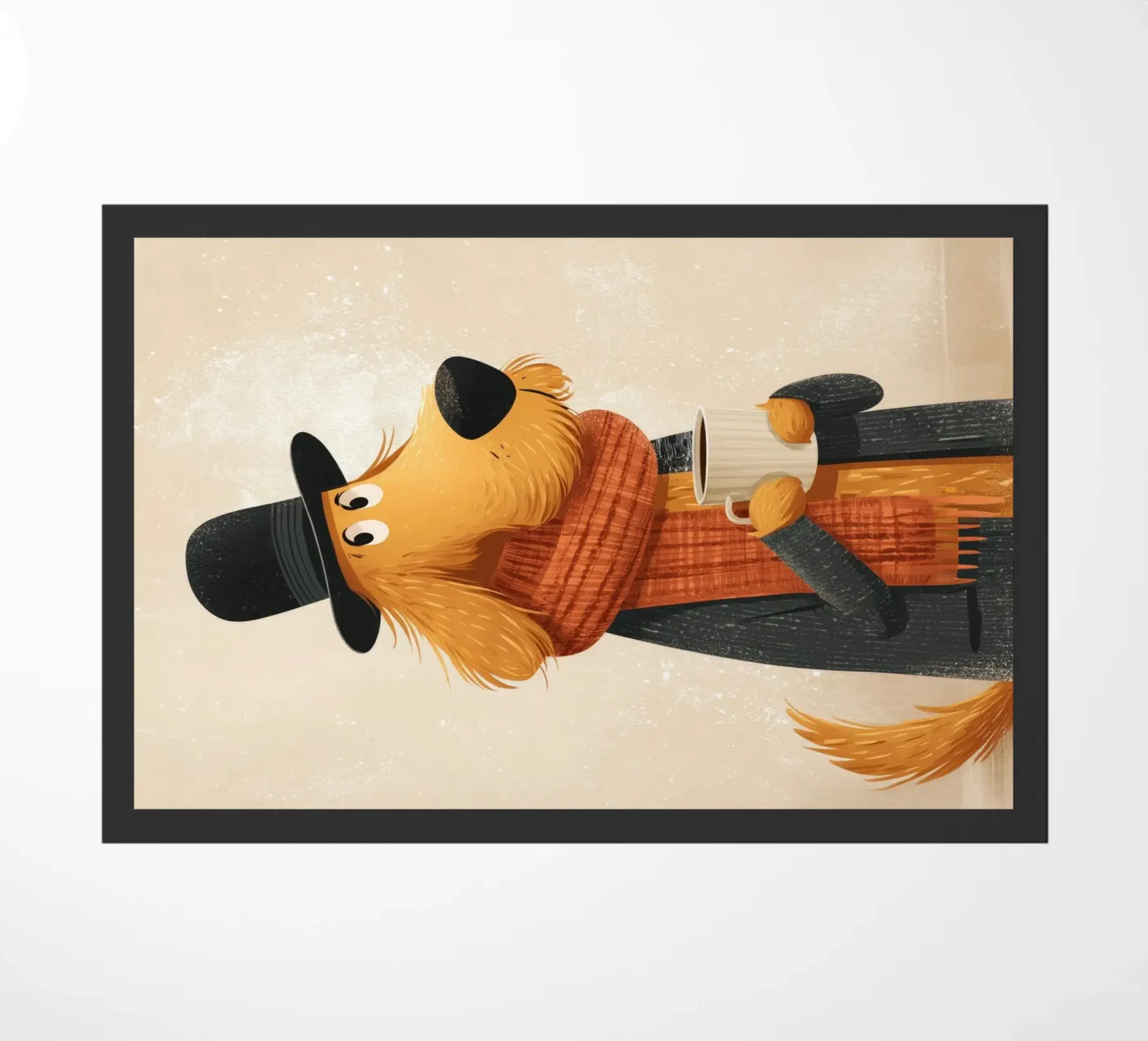 Sir Wiggleton Fußmatte von Kiara