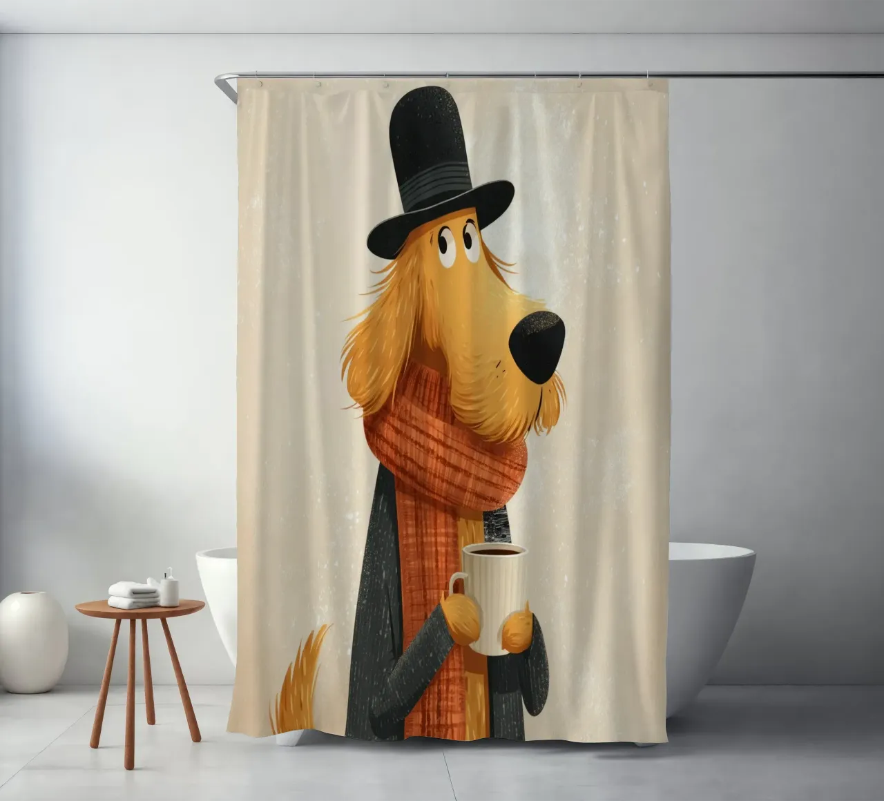 Sir Wiggleton tenda da doccia da Kiara