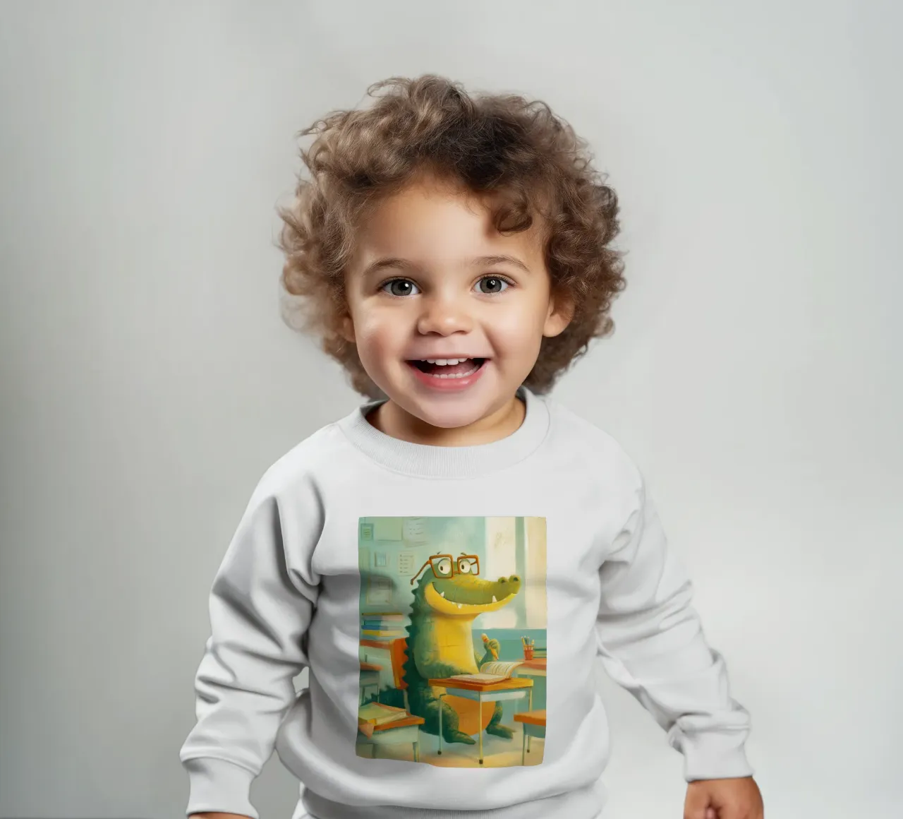 Classroom Crocodile felpa neonato da Kiara