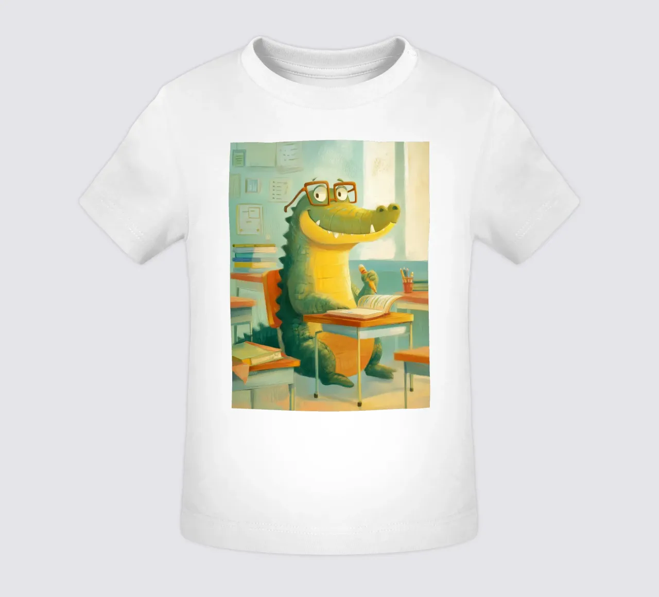 Classroom Crocodile maglietta neonato da Kiara