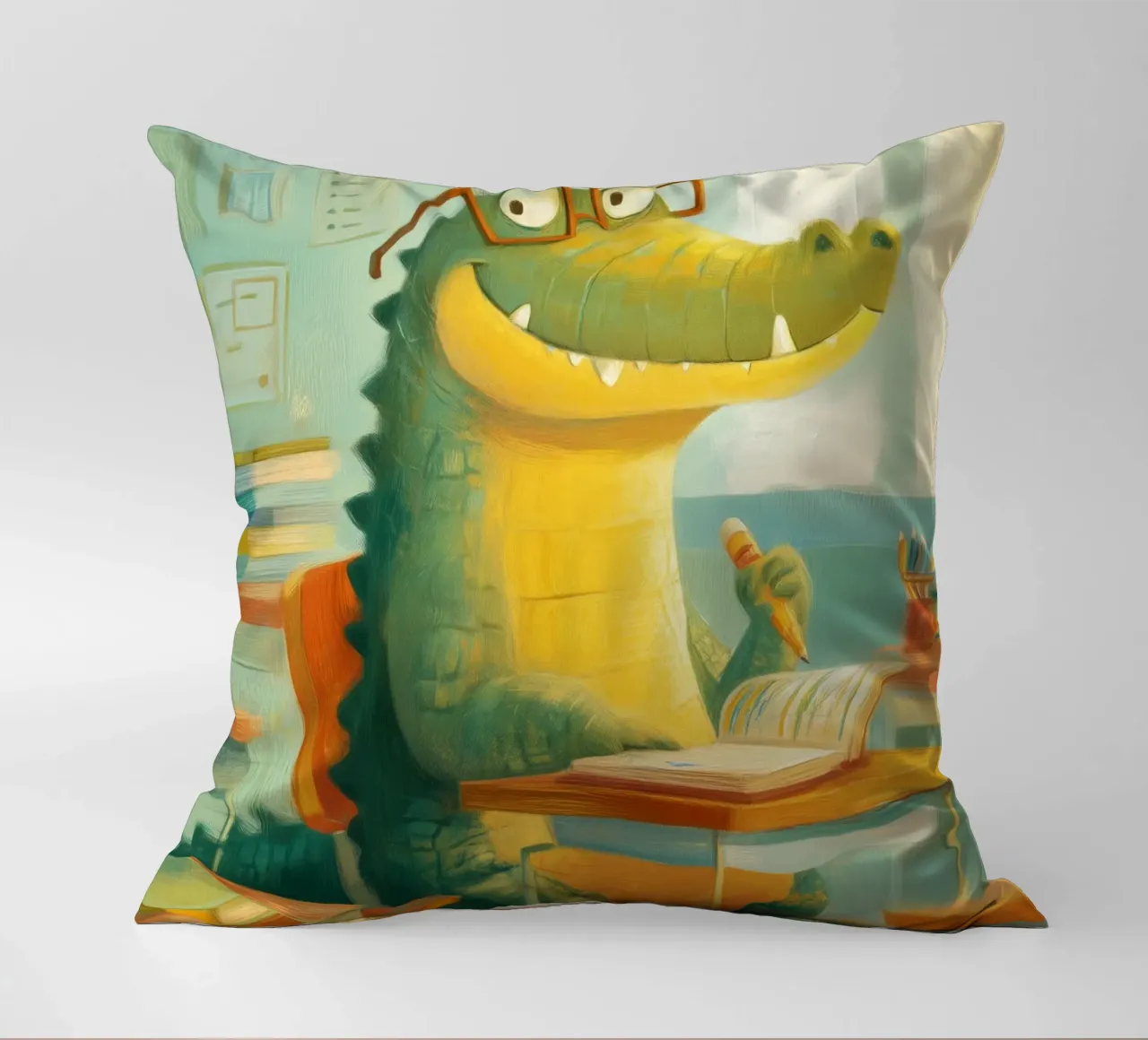 Classroom Crocodile cuscino da Kiara