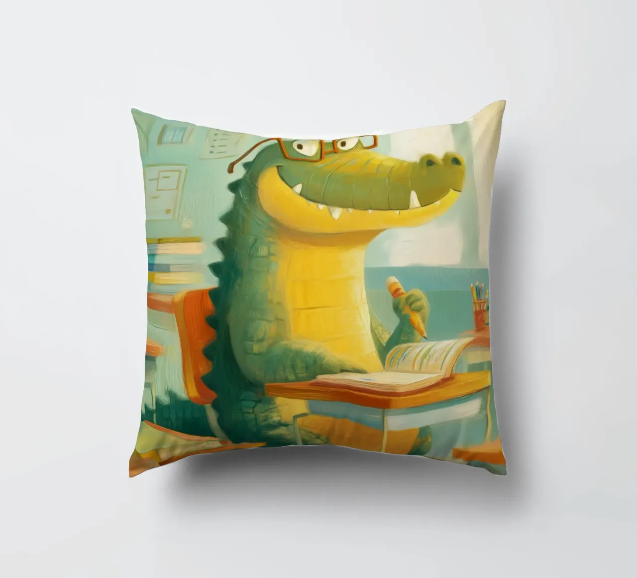 Classroom Crocodile cuscino da Kiara