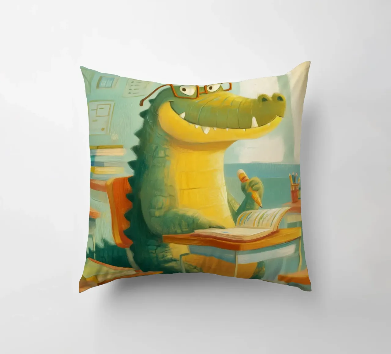 Classroom Crocodile cuscino da Kiara