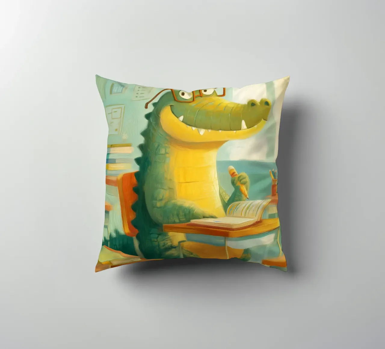 Classroom Crocodile cuscino da Kiara