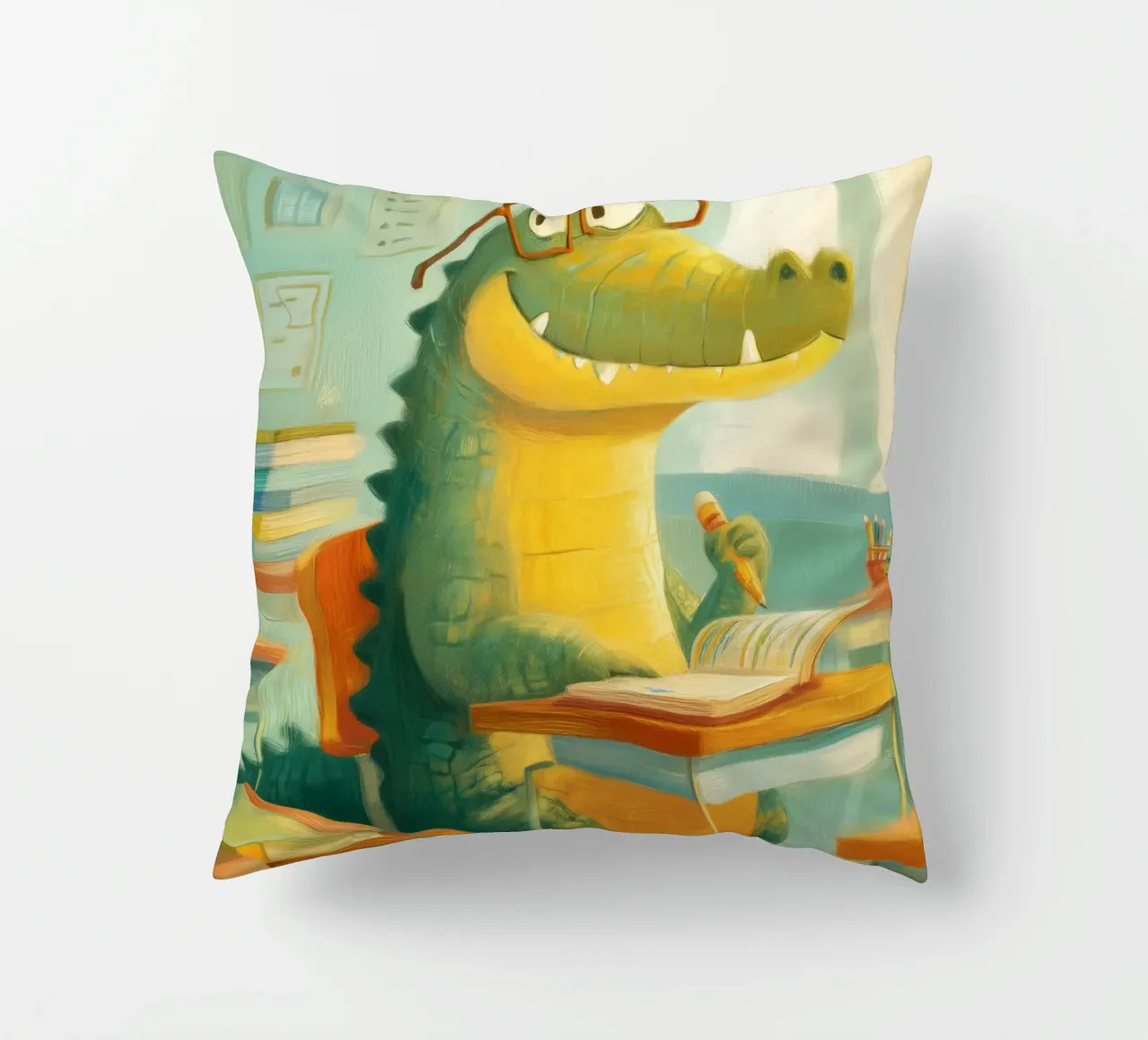 Classroom Crocodile cuscino da Kiara