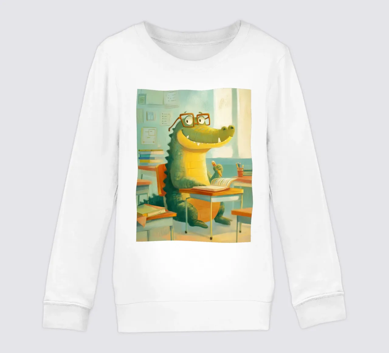 Classroom Crocodile felpa bambino da Kiara