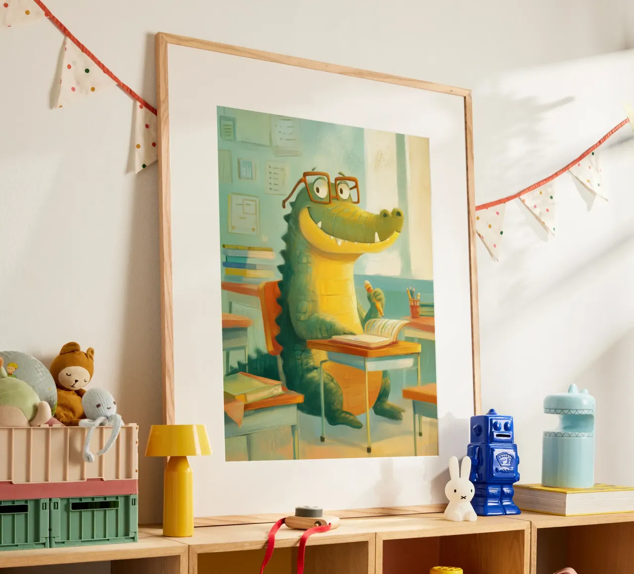 Classroom Crocodile carta hahnemühle da Kiara
