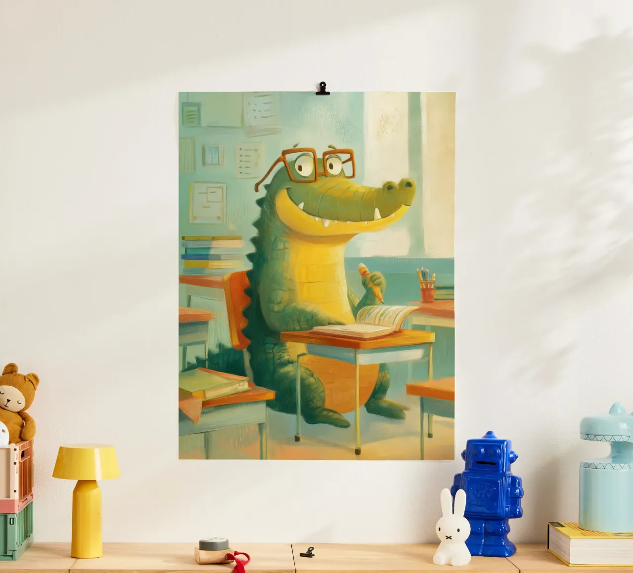 Classroom Crocodile carta hahnemühle da Kiara