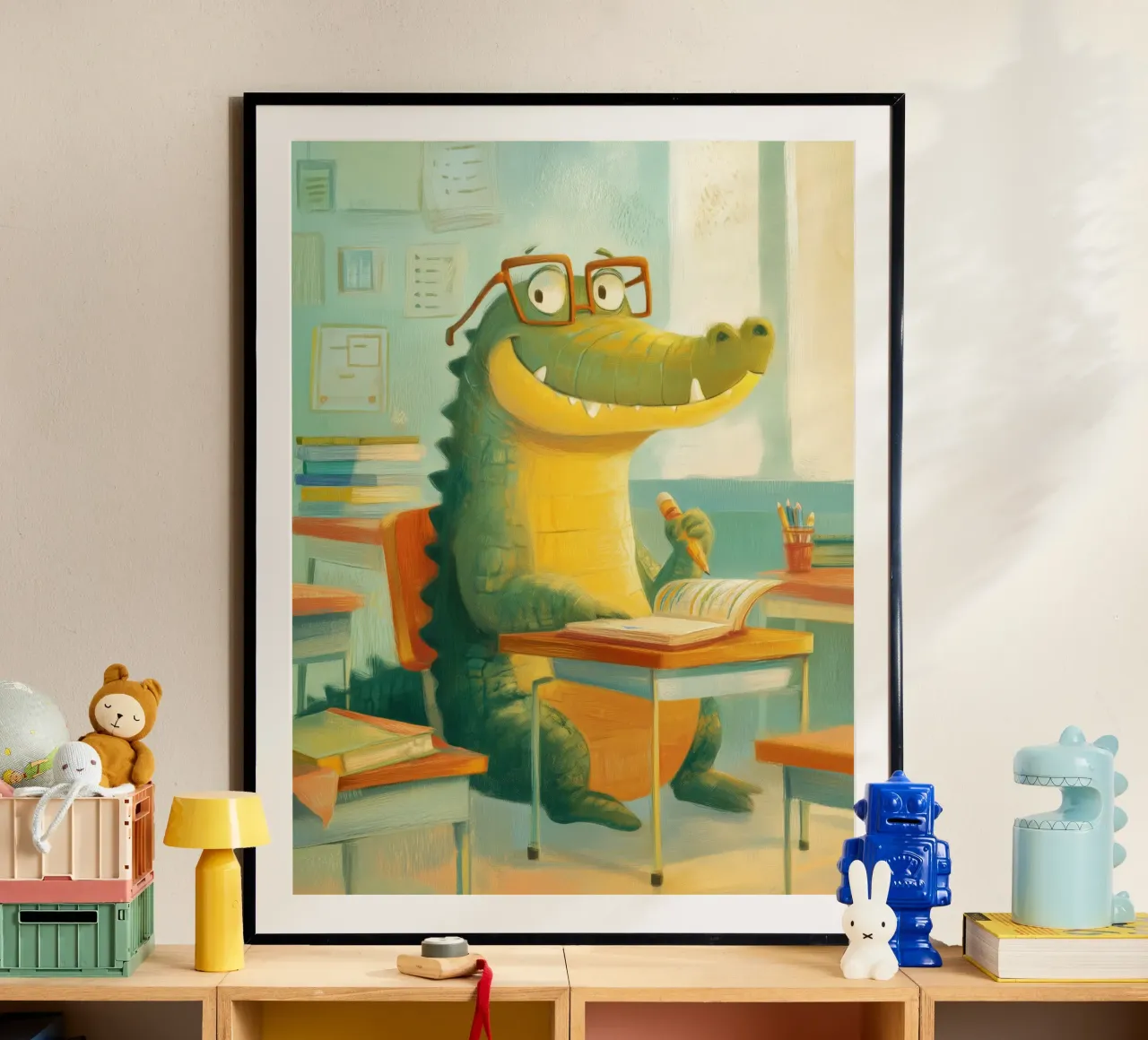 Classroom Crocodile carta hahnemühle da Kiara