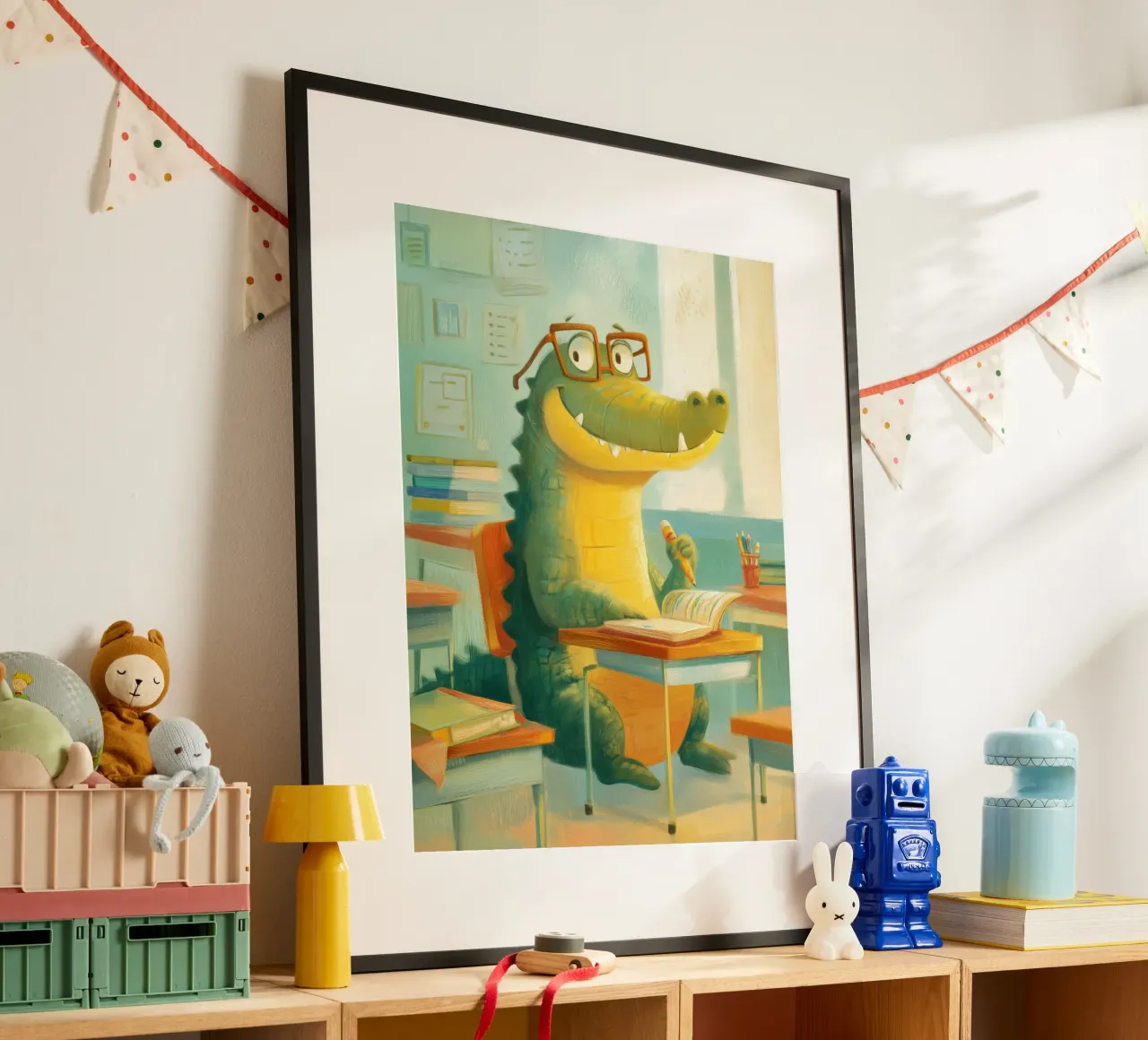 Classroom Crocodile carta hahnemühle da Kiara