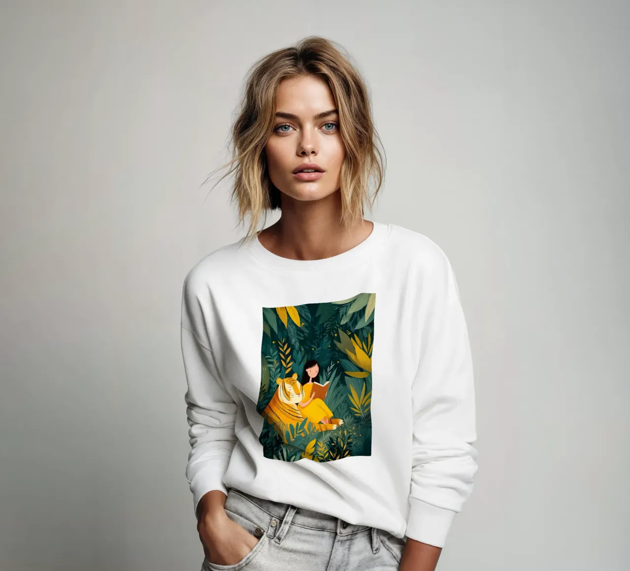 Jungle Storytime felpa da Kiara