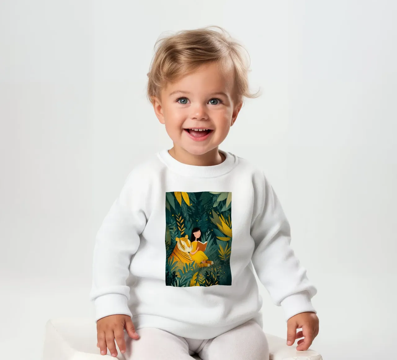 Jungle Storytime felpa neonato da Kiara