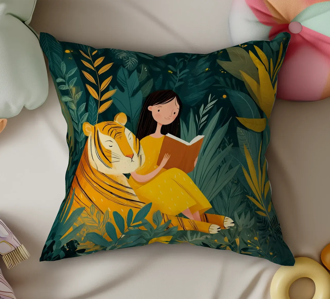 Jungle Storytime cuscino da Kiara