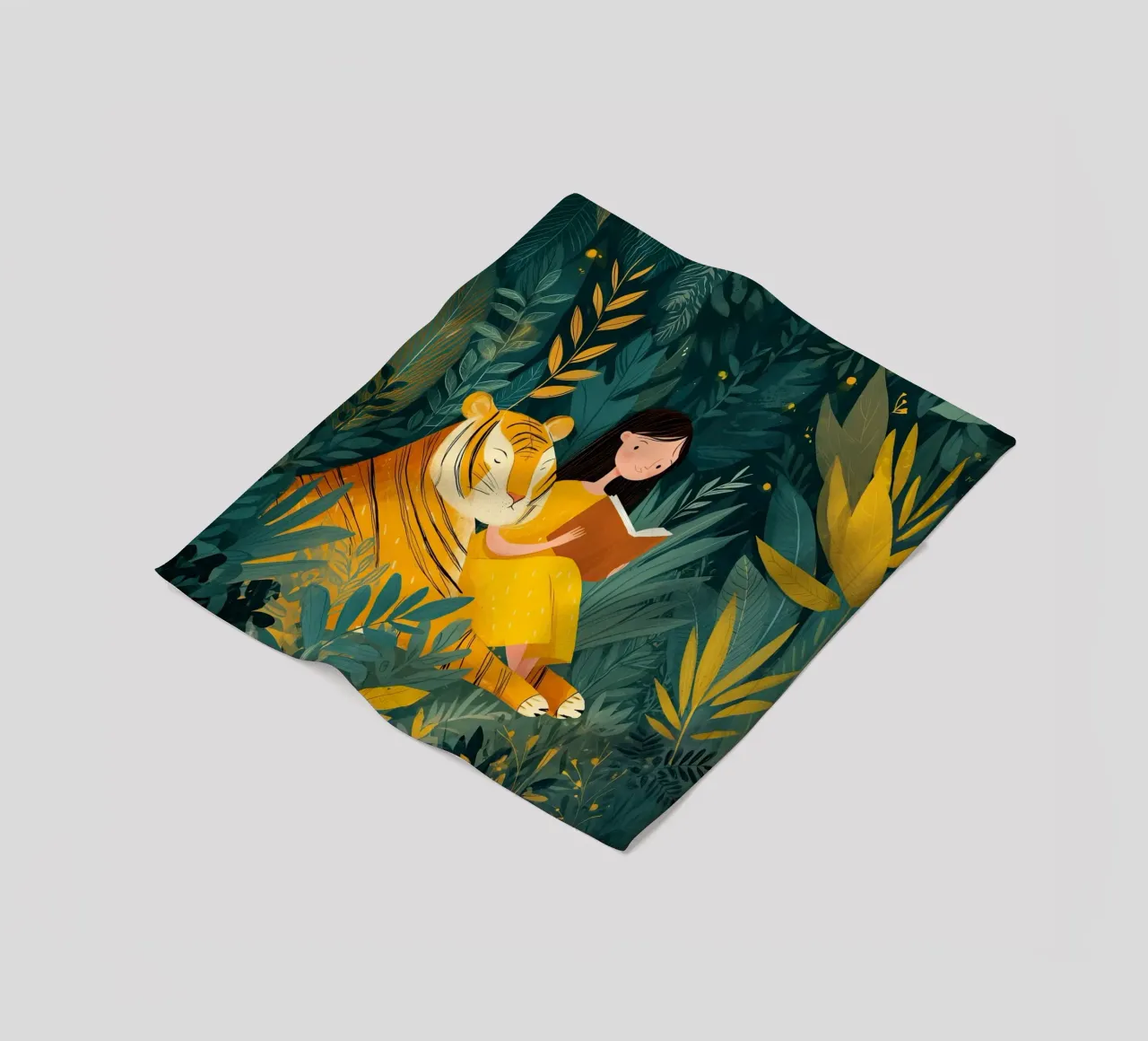 Jungle Storytime coperta in pile da Kiara