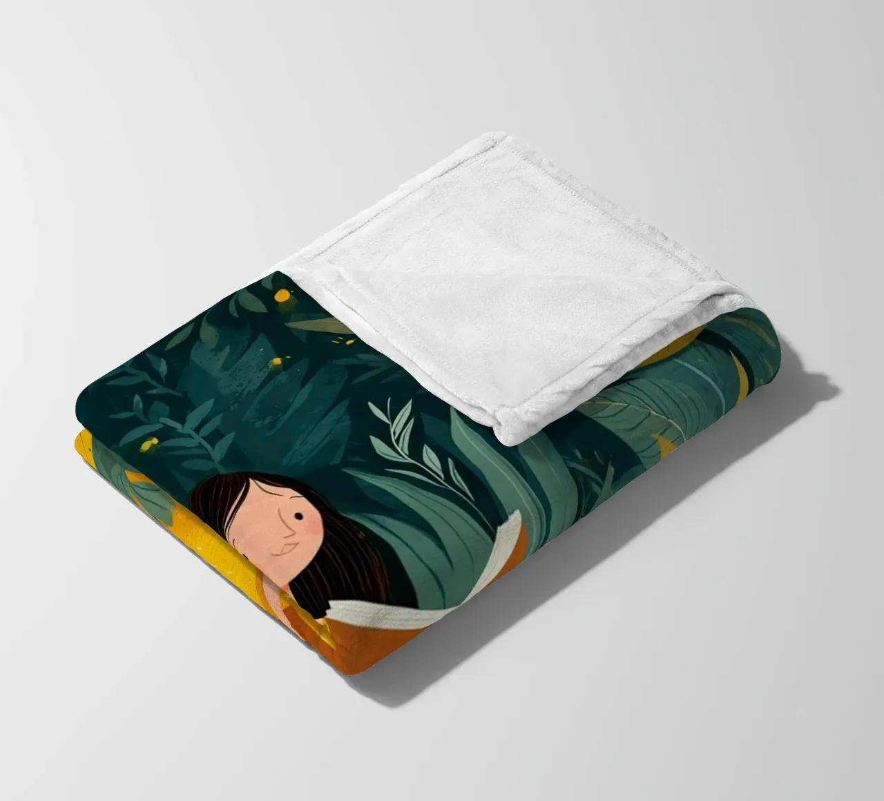 Jungle Storytime coperta in pile da Kiara