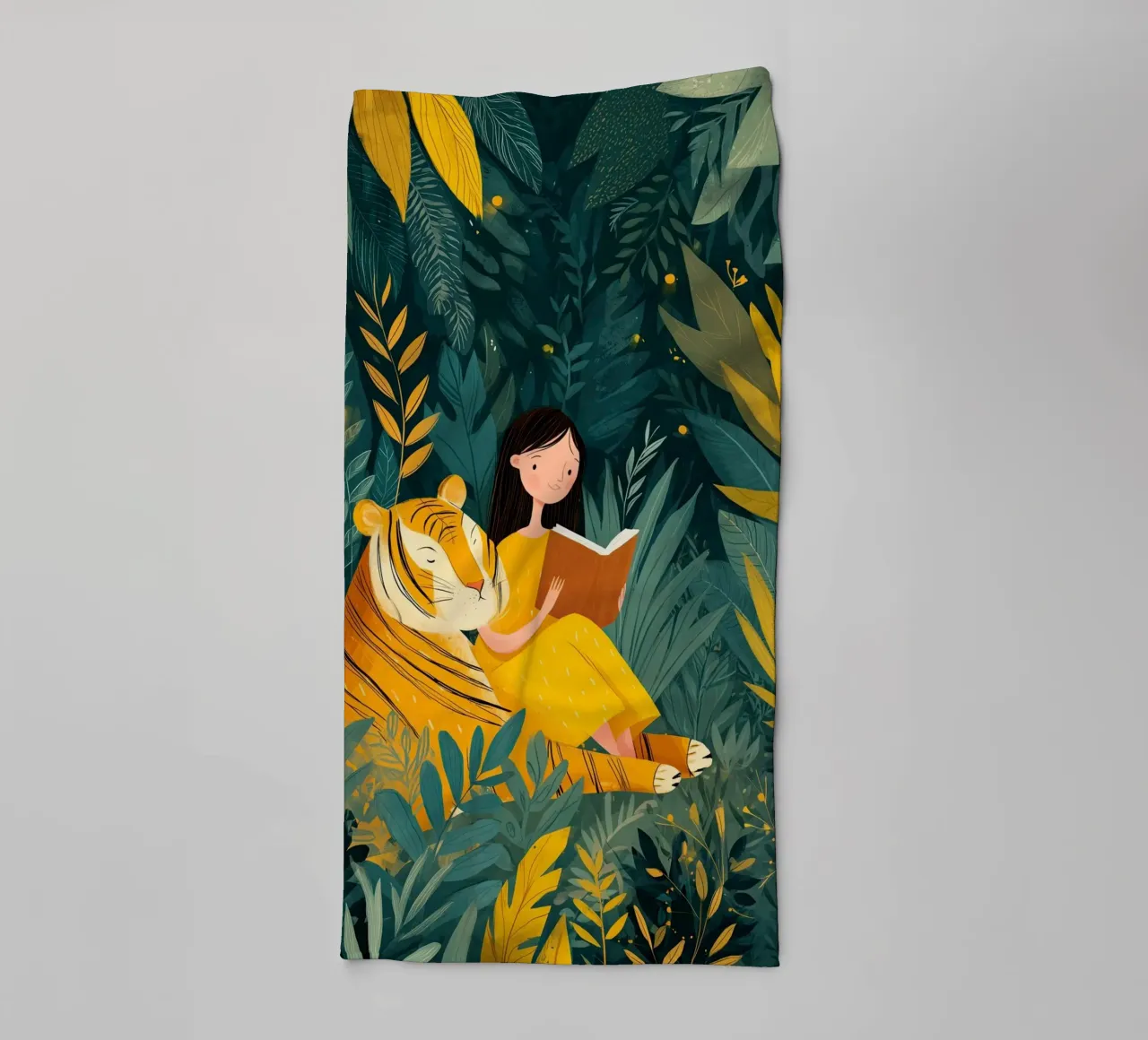 Jungle Storytime asciugamano da bagno da Kiara