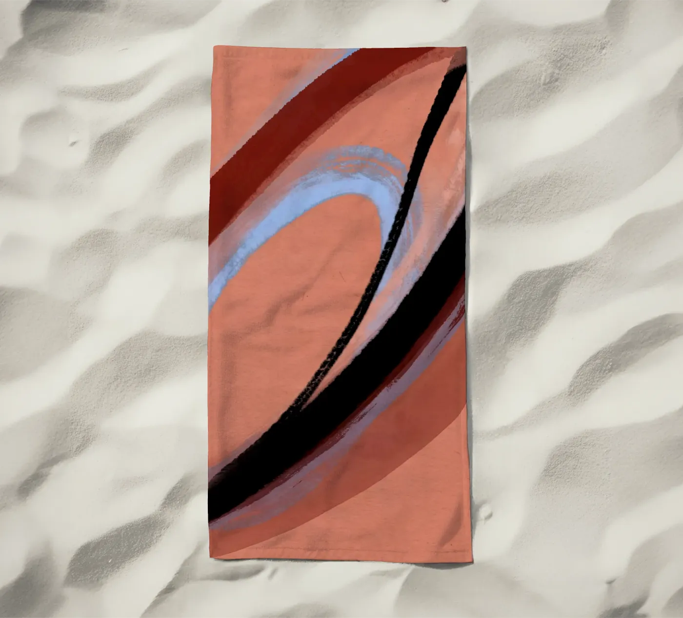 Wild Loop beach towel by treechild