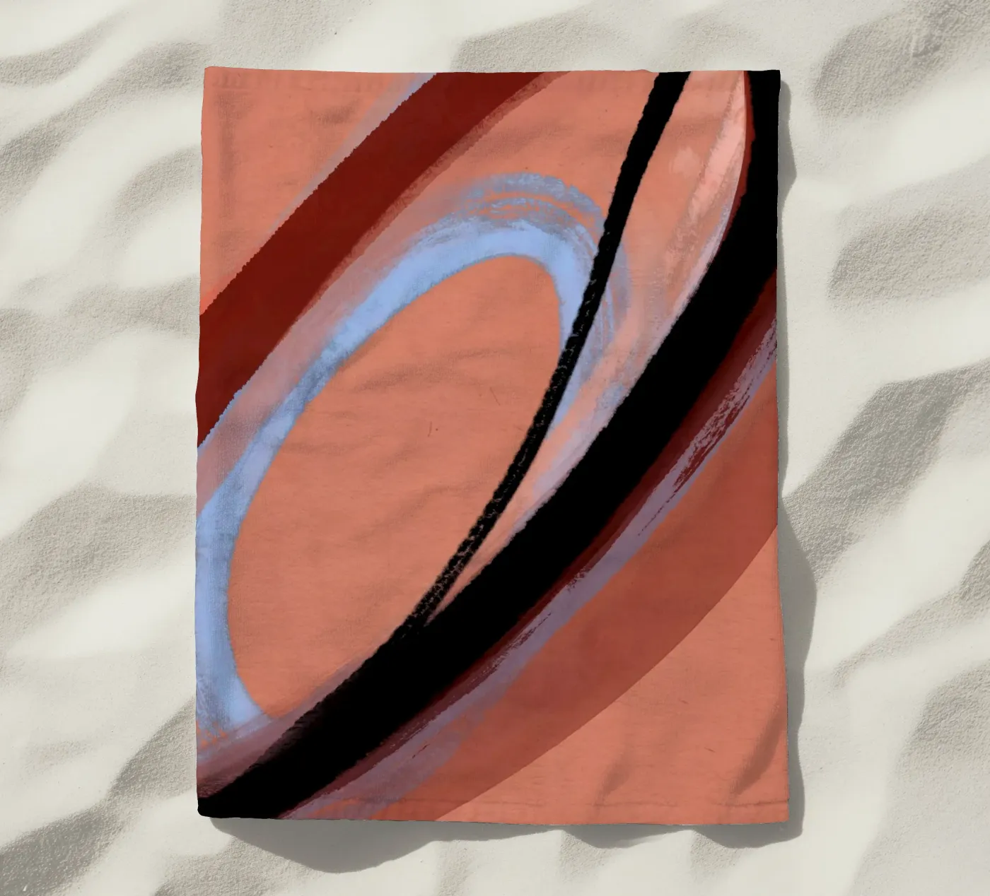 Wild Loop beach towel by treechild