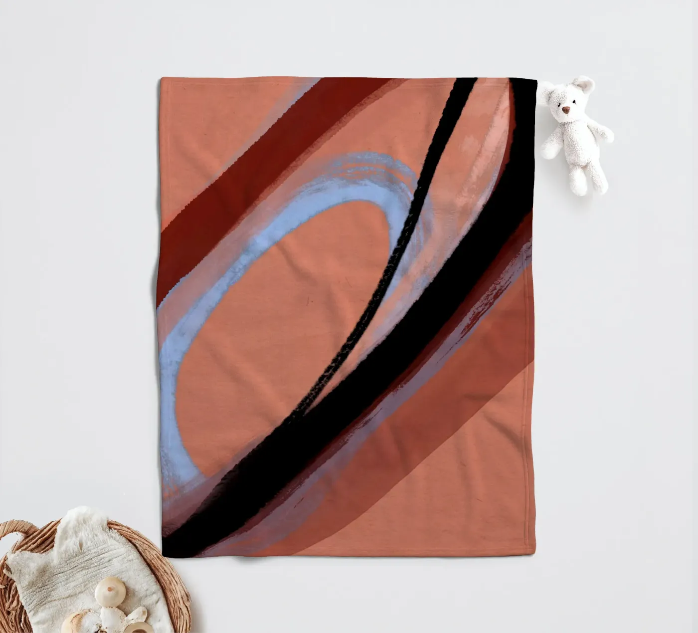 Wild Loop Fleecedecke von treechild