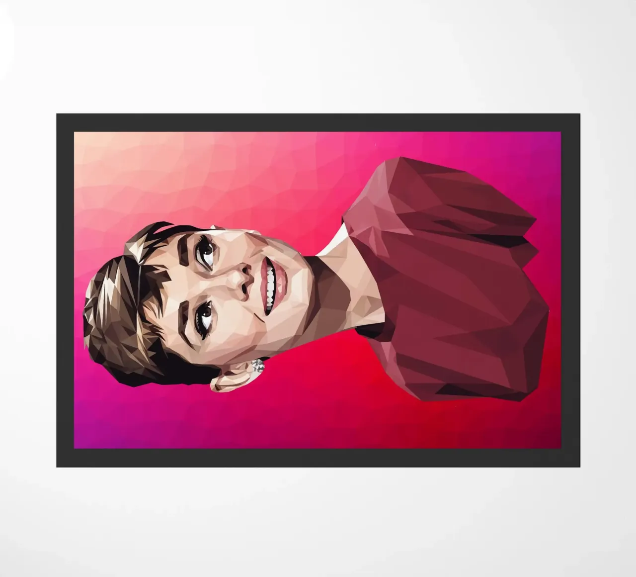 Audrey Hepburn Low poly zerbino da Low Profile