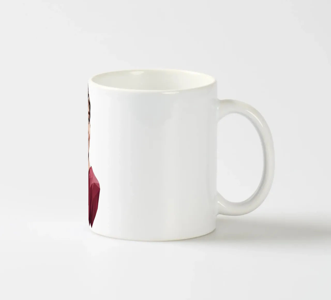Audrey Hepburn Low poly tazza in ceramica da Low Profile
