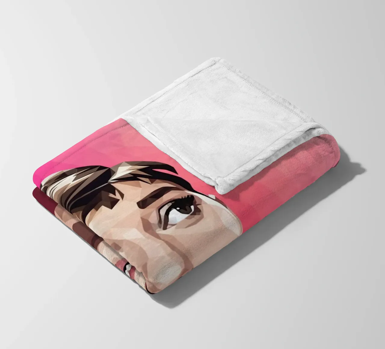 Audrey Hepburn Low poly coperta in pile da Low Profile