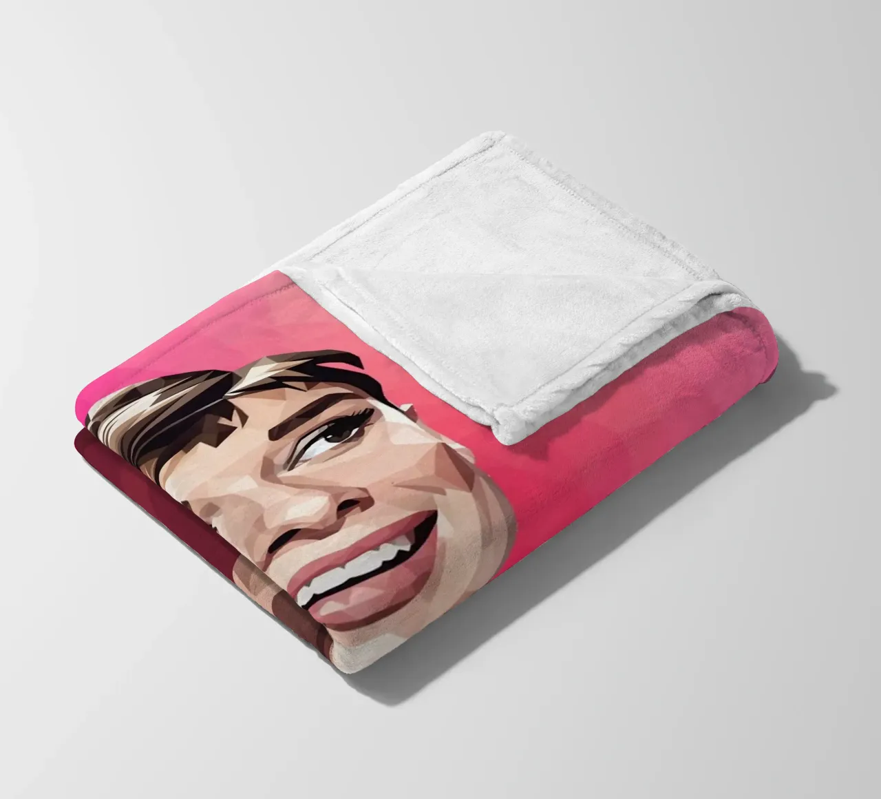 Audrey Hepburn Low poly coperta in pile da Low Profile
